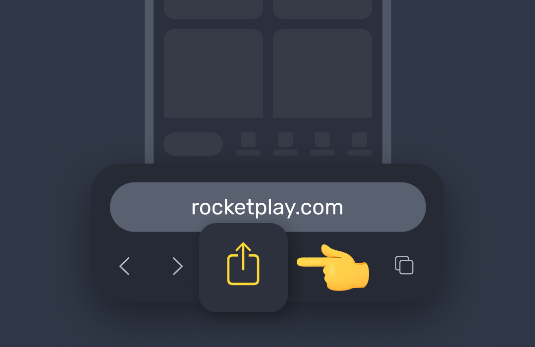 Rocketplay App Login Interface
